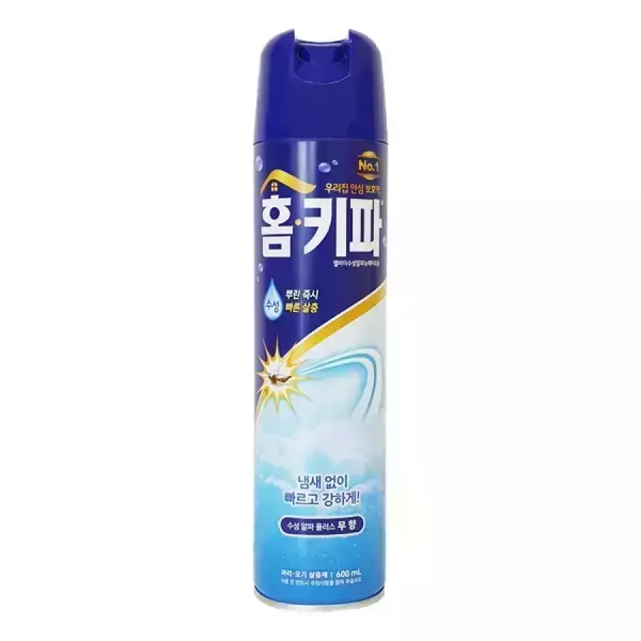 홈키파 수성 에어졸 무향 600ml이미지입니다. 누르면 해당 게시물로 새창이동합니다.