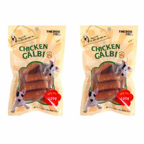 더독 치킨 갈비 스낵 100g (2개)_이미지