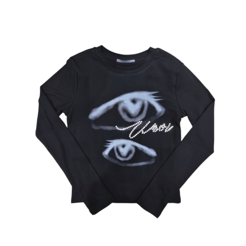 르니앤맥코이 슬림핏 눈 프린트 티셔츠 MM10TS103FJY