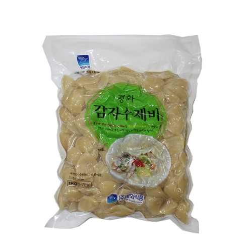 평화식품 평화 감자 수제비 1kg (2개)_이미지