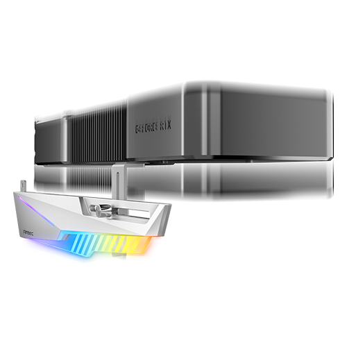 Antec DAGGER GPU BRACKET (ARGB 화이트)_이미지