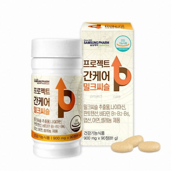 삼성제약 프로젝트 간케어 밀크씨슬 90정 (2개)