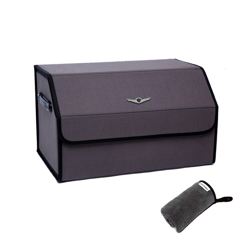 엠노블 스웨이드 트렁크정리함 소형 + 세차타월 세트