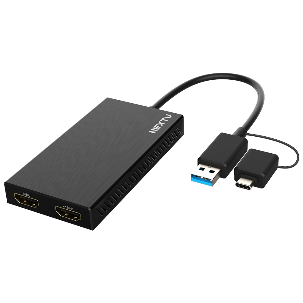 이지넷유비쿼터스 NEXTU 5322TCH-DUAL Type C+A to HDMI 어댑터_이미지