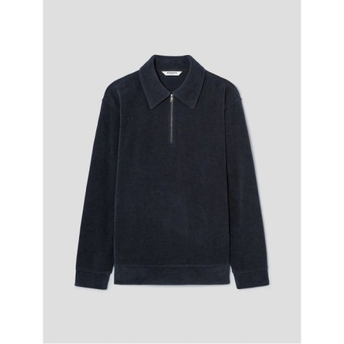 로가디스 하프 집업 칼라넥 티셔츠 애쉬 RY5841C434_이미지