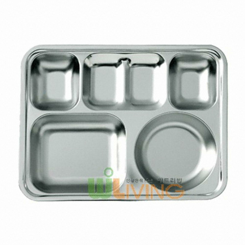 위드리빙 스텐전말이 식판_20호 사각형/국그릇겸용 x25개