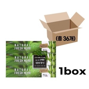 죽염 내추럴 프레쉬 허브치약 130g (36개)_이미지