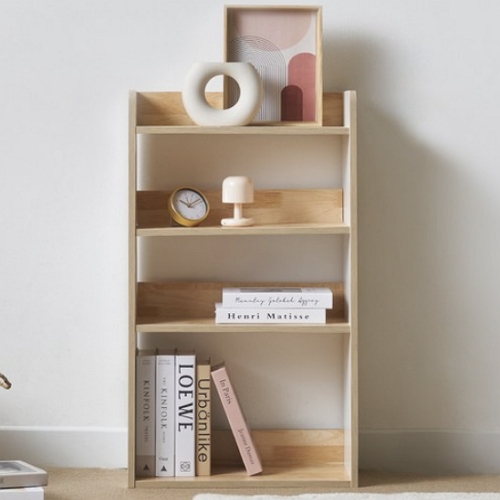 리브 4단 수납 선반 책장 500