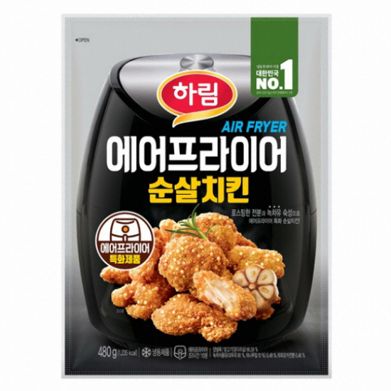 하림 에어프라이어 순살치킨 480g (1개)_이미지