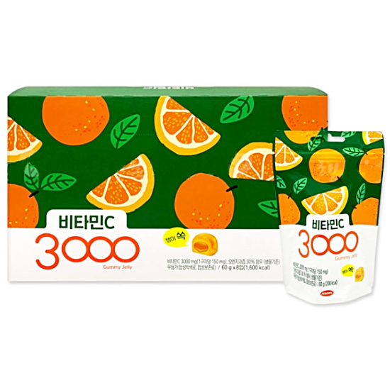 한미헬스케어 비타민C 3000 구미젤리 60g (8개)