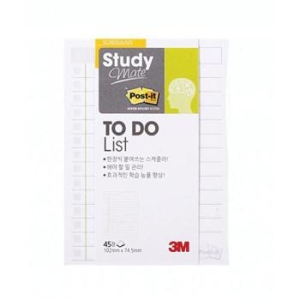 3M 포스트잇 스터디메이트 투두리스트 657 3개 S19759738_이미지