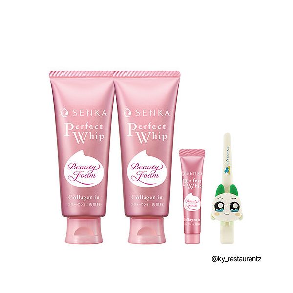 센카 퍼펙트 휩 콜라겐 인 150g 더블기획 (+15g+세안핀)