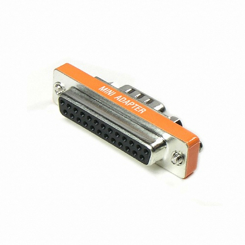 D-SUB 시리얼 젠더 25F-9M Mini Nuts 타입 (G0306)