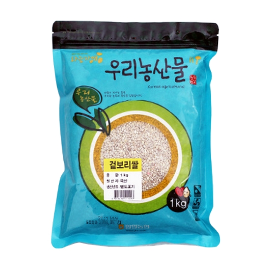 함양농협 하늘가애 겉보리쌀 1kg (1개)_이미지