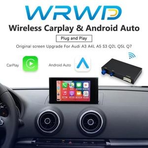 무선 Carplay 안드로이드 자동 무손실 설치 인터페이스 A3 A4 A5 Q2 Q5L Q7 2014-2018 후면 카메라 재