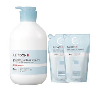 일리윤 세라마이드 아토 6.0 탑투토 워시 1000ml+리필 500ml (본품1개+리필2개)_이미지
