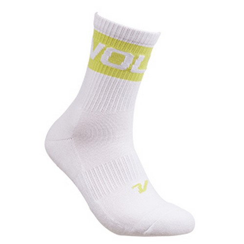 볼빅 VBEB 배색 레터링 로고 중목 양말 (1개)_이미지