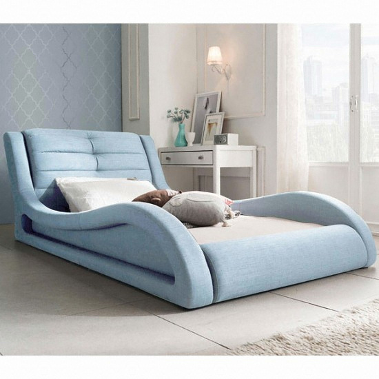 웨스트프롬 모던 에스메랄다 스페셜 패브릭 저상형 침대 SS (W7)_이미지