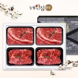 농협안심한우 1등급 한우선물세트 구이2호 1.2kg [1개]