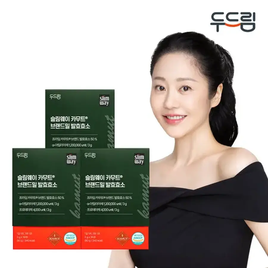 두드림 슬림웨이 카무트 브랜드밀 발효효소 30포 (3개)