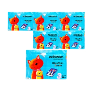 나비잠 울트라씬 듀얼핏 밴드형 중형-공용 (80매)