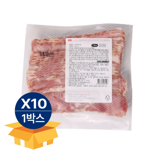 에쓰푸드 에쓰푸드 전지베이컨 2.3mm 500g (10개)_이미지