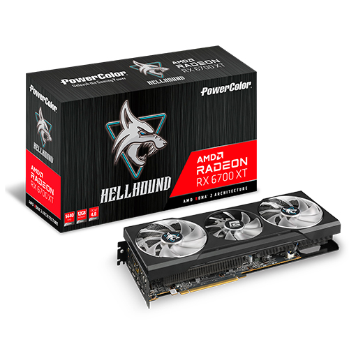 PowerColor 라데온 RX 6700 XT Hellhound D6 12GB_이미지