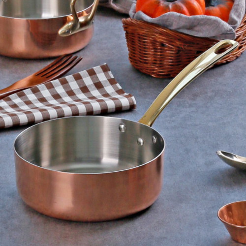 킹센스 편수 구리 동냄비 소스팬 [14cm]