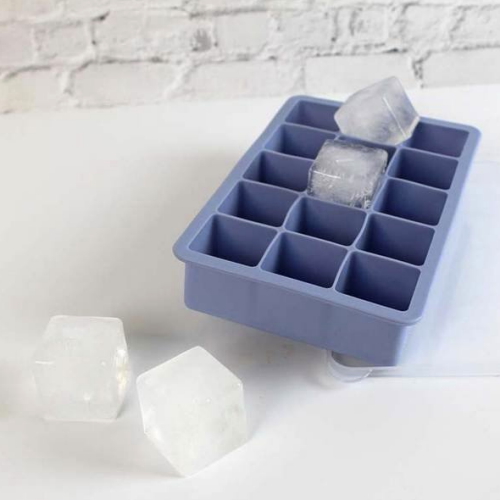 키친구 실리콘 얼음틀 얼음트레이 15구 블루