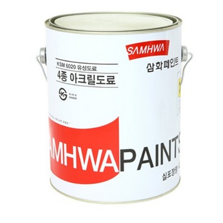 삼화페인트 KSM 6020 4종 아크릴도료 (4L)