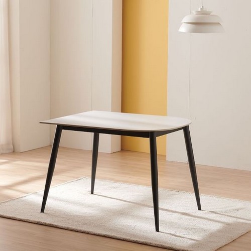 트로이 모네 반타원 세라믹 식탁 1000 (의자별도)_이미지