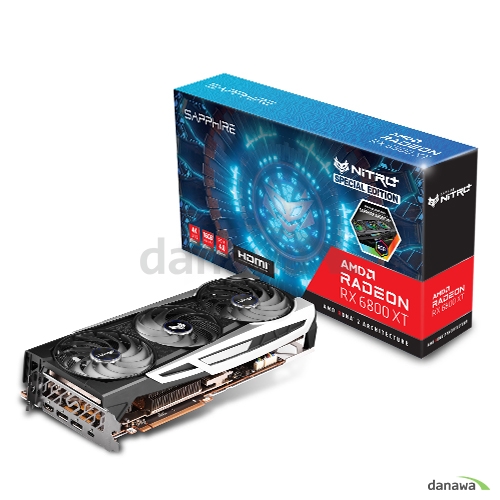 SAPPHIRE 라데온 RX 6800 XT NITRO+ Special Edition OC D6 16GB Tri-X_이미지