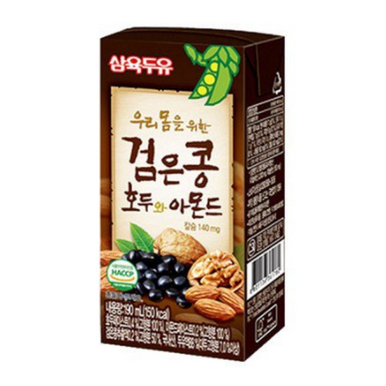 삼육식품 검은콩 호두와 아몬드 190ml (120개)