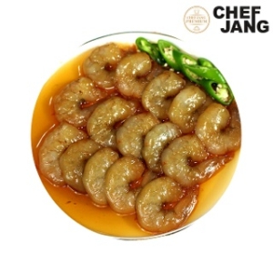 짜지않은 순살 간장 새우장 250G  단짠  14마리내외  셰프장  짜지않은 순살 간장 새우장   매콤 순살 양념 새우장_이미지