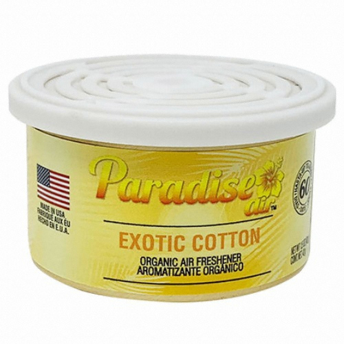 파라다이스에어 오가닉 캔 차량용 방향제 (엑조틱코튼)_이미지