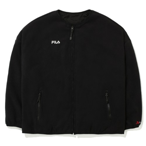 휠라 폴라텍 리버시블 자켓 FS2JKE4260F (BLK, 블랙)