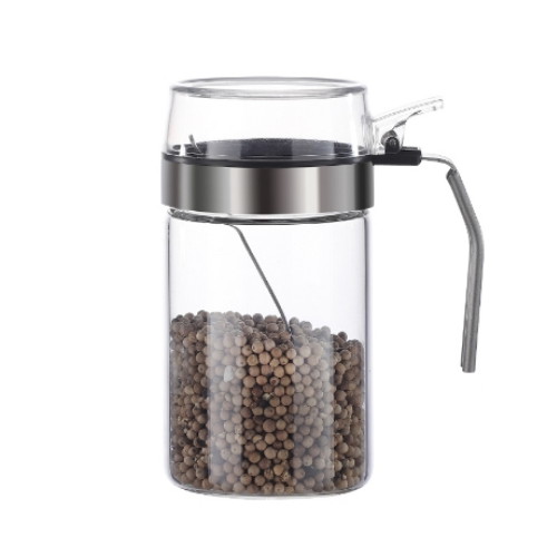 카페로메오 내열유리 손잡이 양념통 450ml + 스푼 (1개)_이미지
