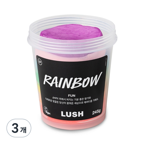 러쉬 레인보우 펀 245g (3개)