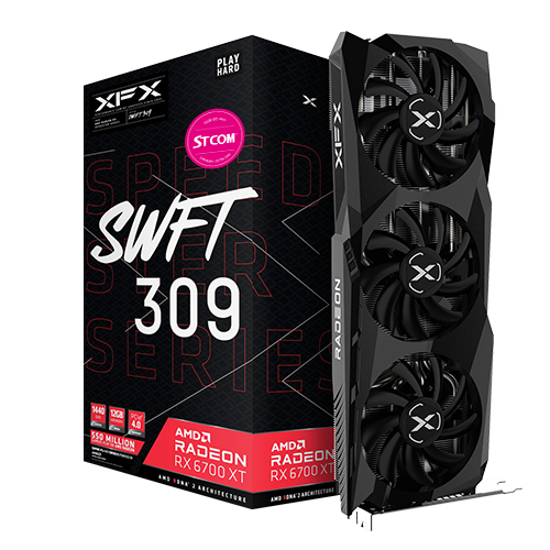 XFX 라데온 RX 6700 XT SWFT 309 CORE D6 12GB