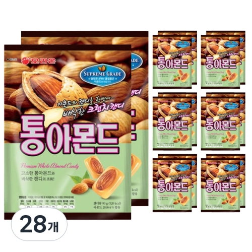 오리온 통아몬드 캔디 90g 28개이미지입니다. 누르면 해당 게시물로 새창이동합니다.