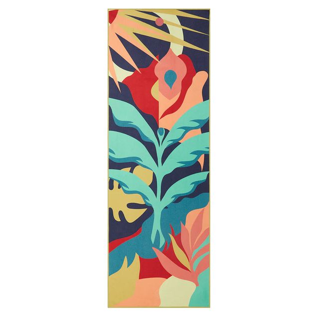 요기토즈 플러스 요가매트타올 핫플로라