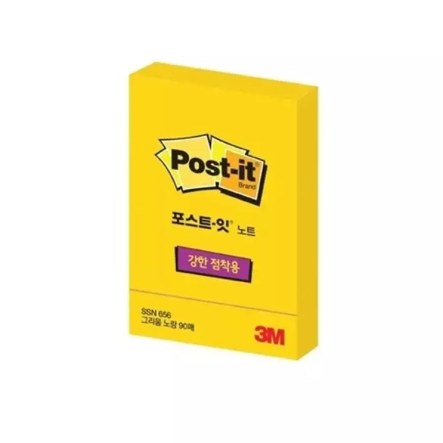 포스트잇 형광노트 SSN 656 그리움노랑 KYR-WFG4882