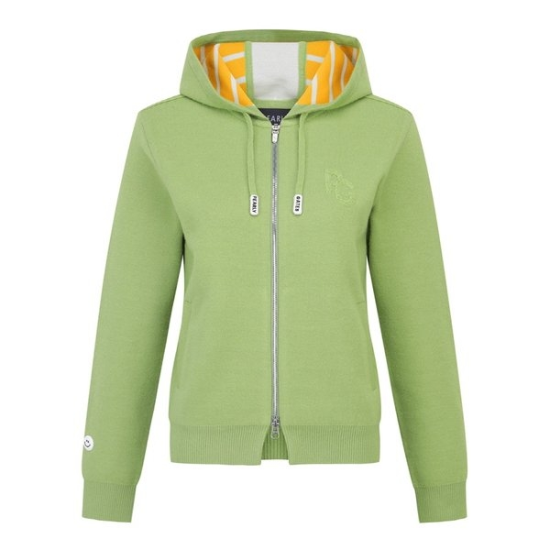 파리게이츠 스마일 더블페이스 후드 집업 가디건 521E3SD207_GN_이미지