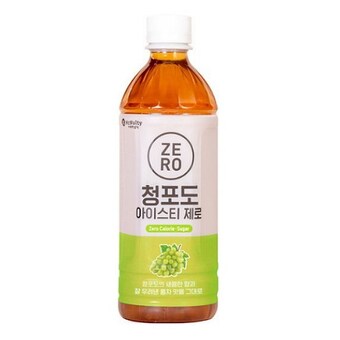 한국<b>맥널티</b> 청포도 아이스티 제로 500ml
