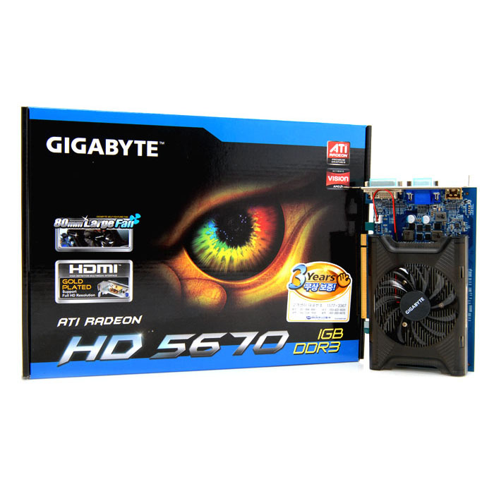 GIGABYTE 라데온 HD 5670 UD2 D3 1GB_이미지
