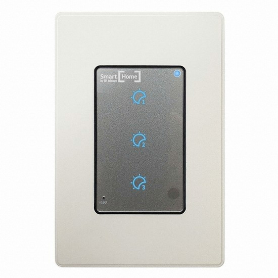 위너스 스마트홈 IoT 터치 3구 스위치