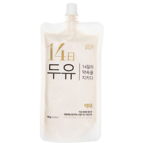 잔다리마을공동체 잔다리 14일 백태 두유 180ml (5개)_이미지