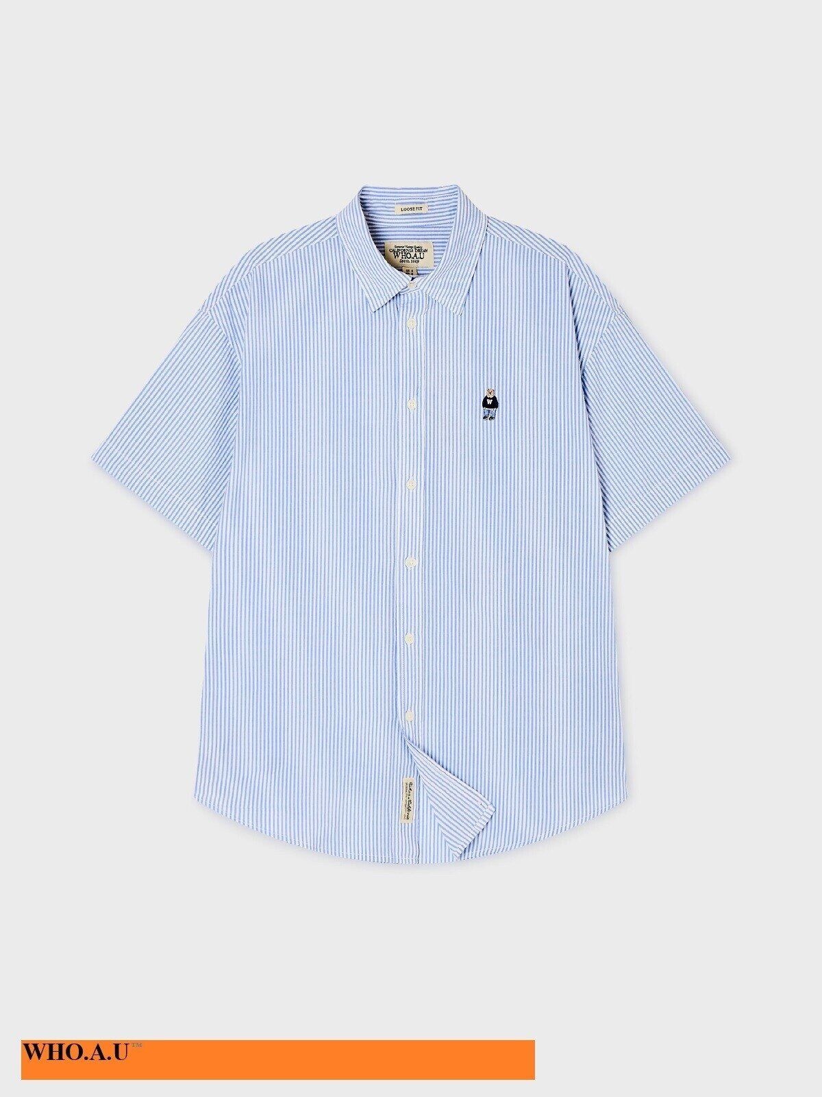 시어서커 후아유 Steve Loose-fit Shirts / WHYWG2512F_이미지