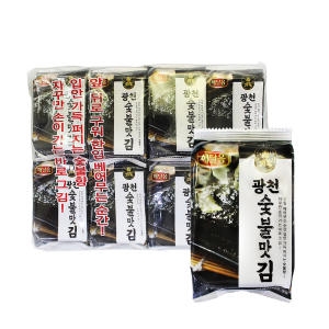 광천맛김식품 해달음 광천숯불맛김 4gx16봉