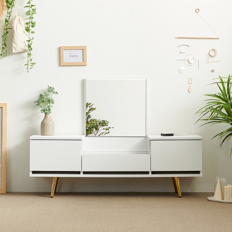 데코레시피 C7352 좌식 거울 화장대 1200_이미지